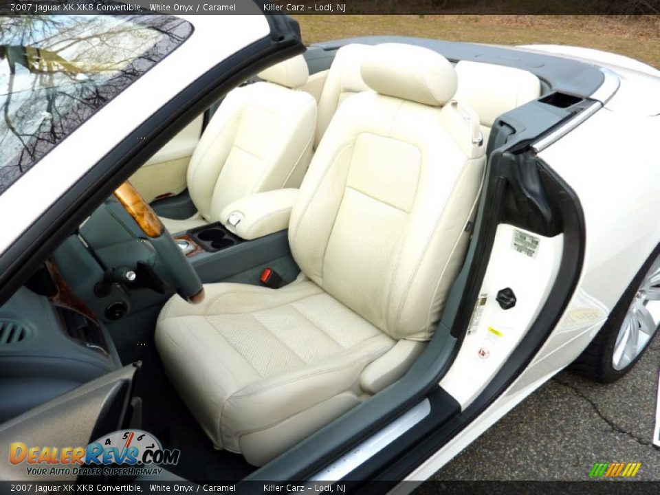 Front Seat of 2007 Jaguar XK XK8 Convertible Photo #22