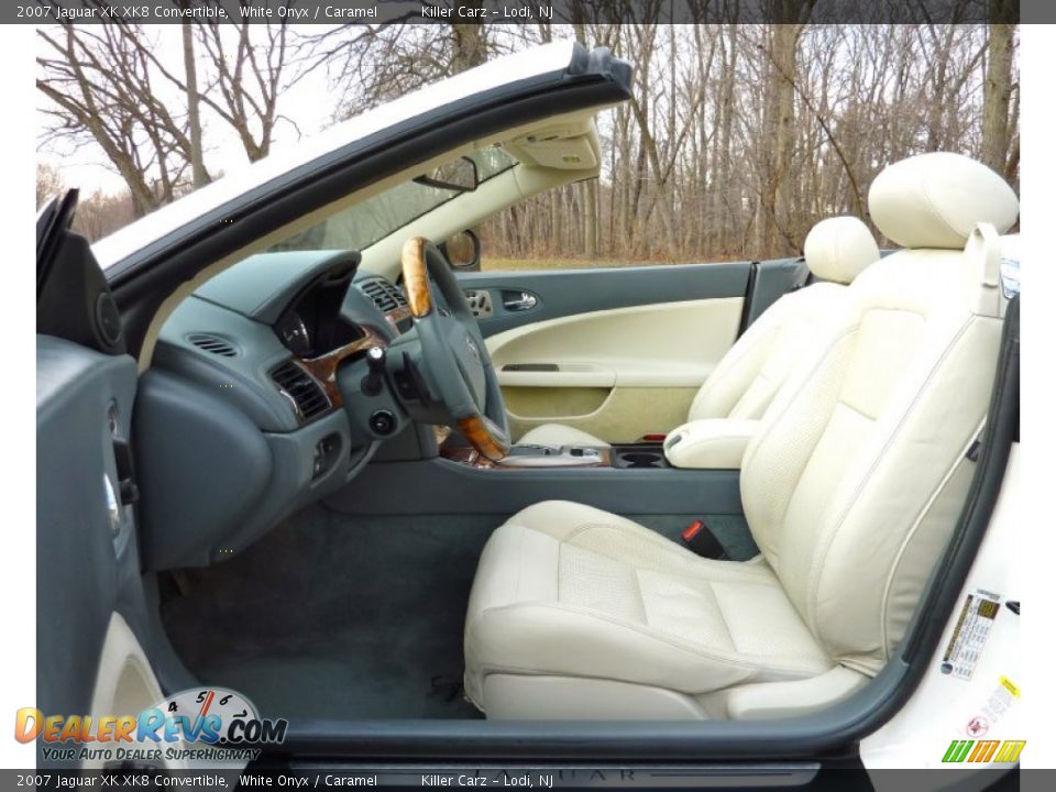 Caramel Interior - 2007 Jaguar XK XK8 Convertible Photo #23