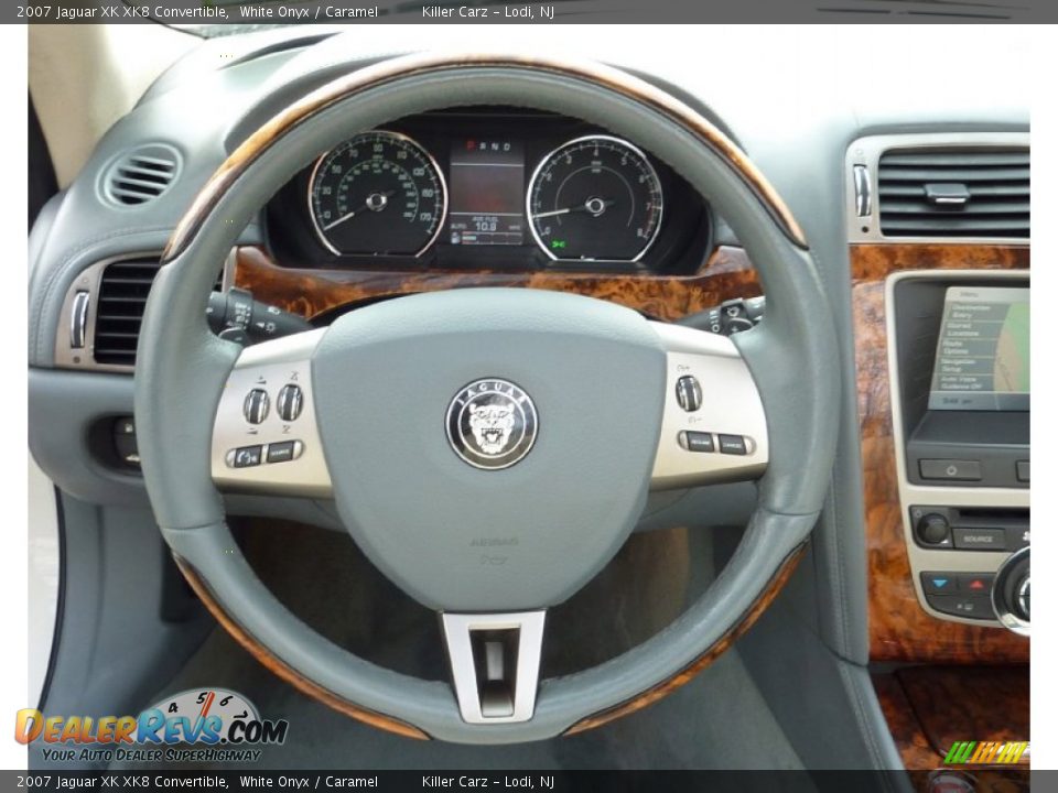 2007 Jaguar XK XK8 Convertible Steering Wheel Photo #24
