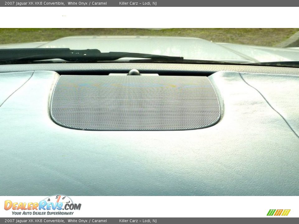 2007 Jaguar XK XK8 Convertible White Onyx / Caramel Photo #25