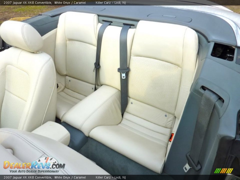 Rear Seat of 2007 Jaguar XK XK8 Convertible Photo #31