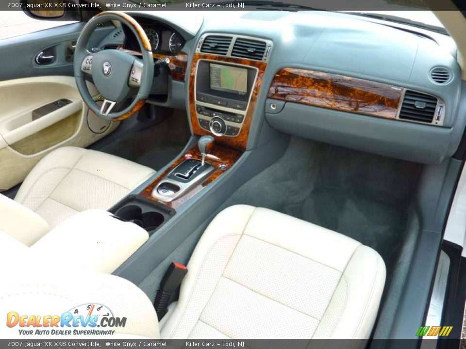 Caramel Interior - 2007 Jaguar XK XK8 Convertible Photo #36