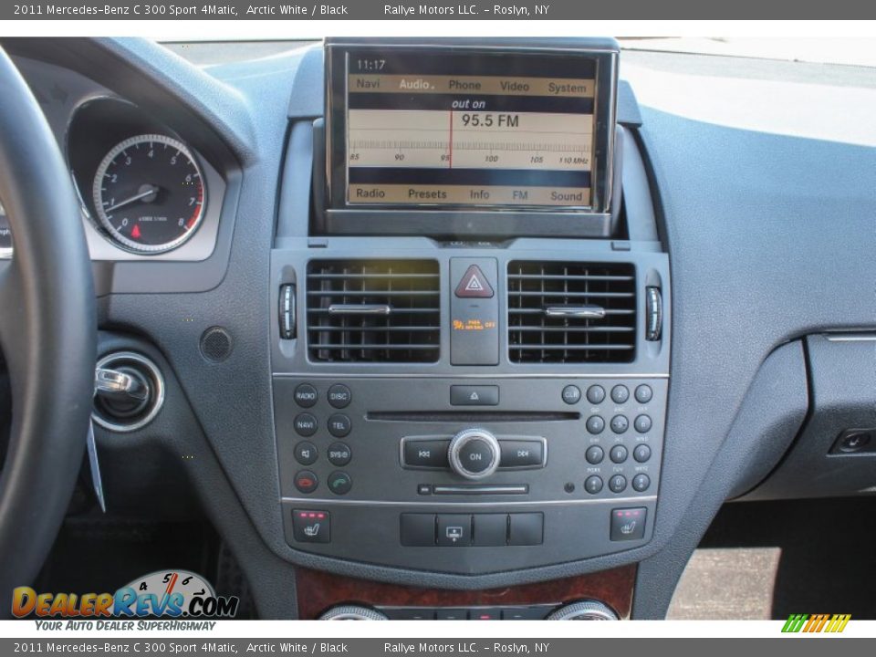2011 Mercedes-Benz C 300 Sport 4Matic Arctic White / Black Photo #13