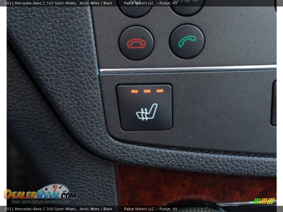 2011 Mercedes-Benz C 300 Sport 4Matic Arctic White / Black Photo #15