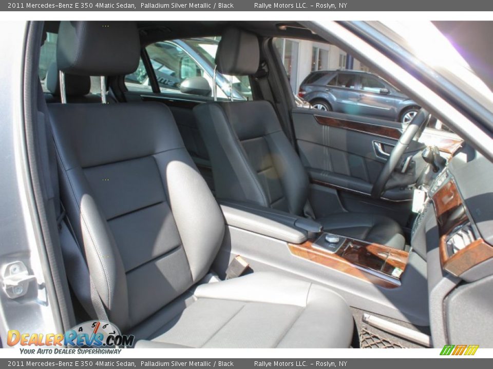 2011 Mercedes-Benz E 350 4Matic Sedan Palladium Silver Metallic / Black Photo #9