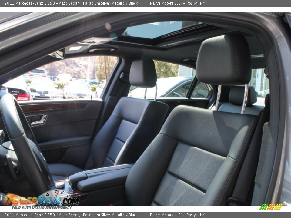 2011 Mercedes-Benz E 350 4Matic Sedan Palladium Silver Metallic / Black Photo #11