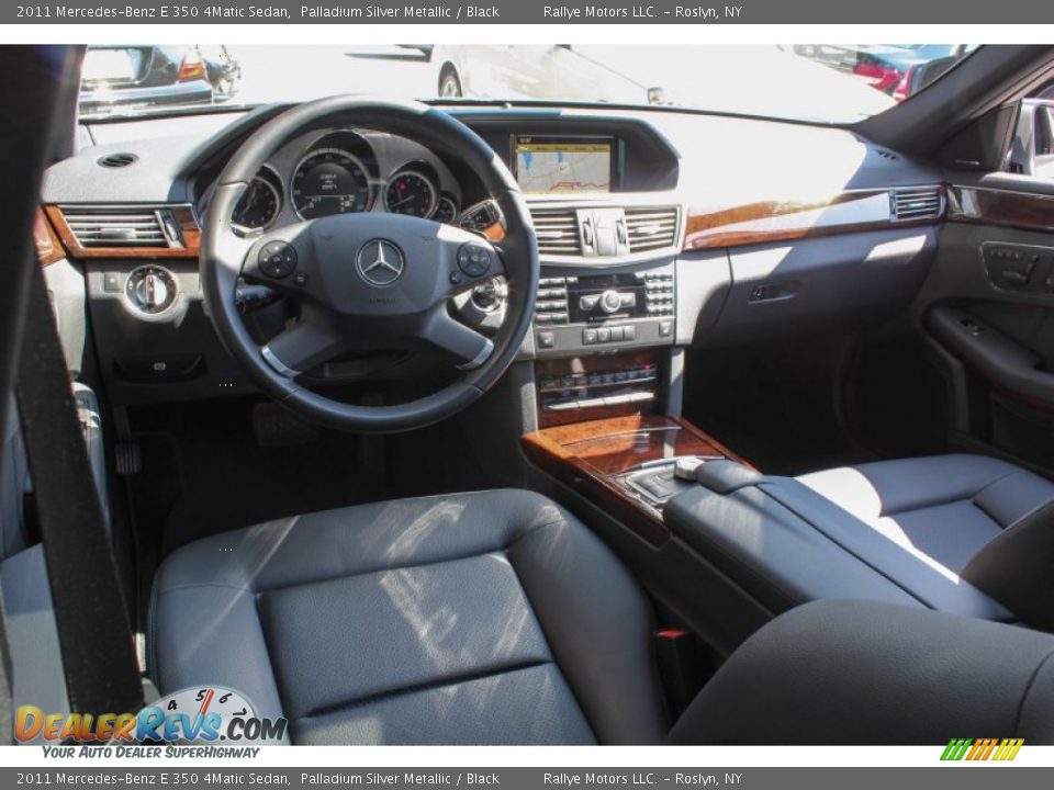 2011 Mercedes-Benz E 350 4Matic Sedan Palladium Silver Metallic / Black Photo #18