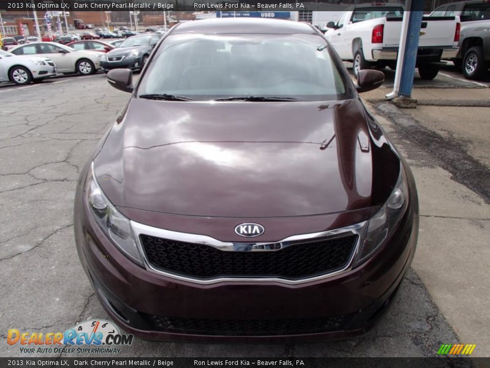 2013 Kia Optima LX Dark Cherry Pearl Metallic / Beige Photo #3