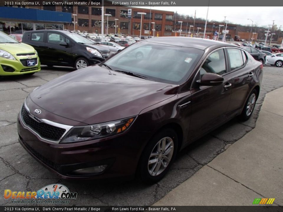 2013 Kia Optima LX Dark Cherry Pearl Metallic / Beige Photo #4