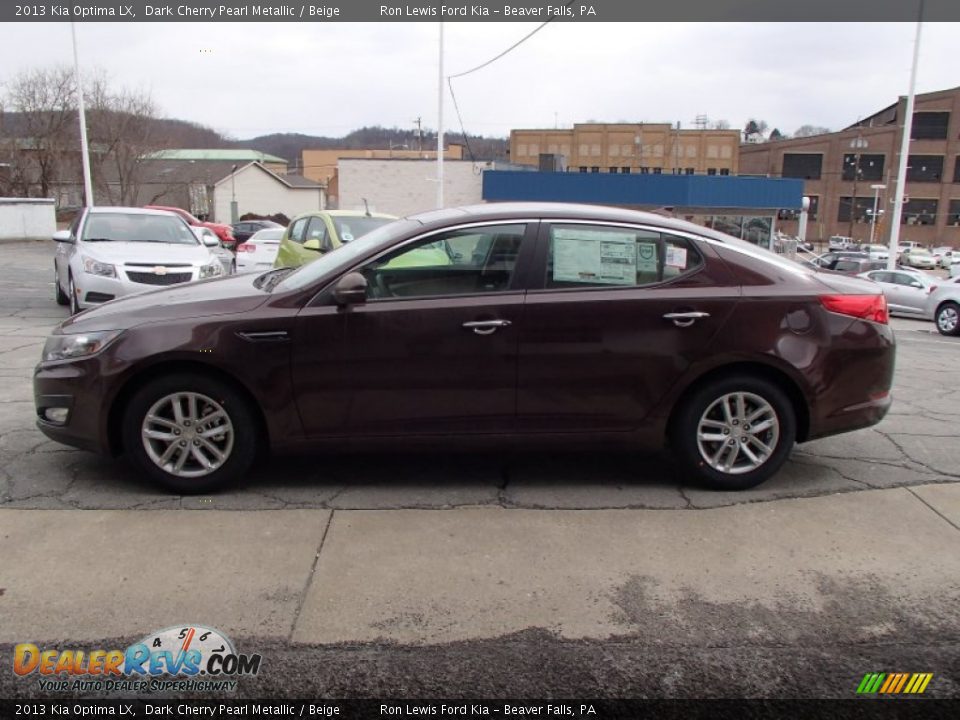 2013 Kia Optima LX Dark Cherry Pearl Metallic / Beige Photo #5