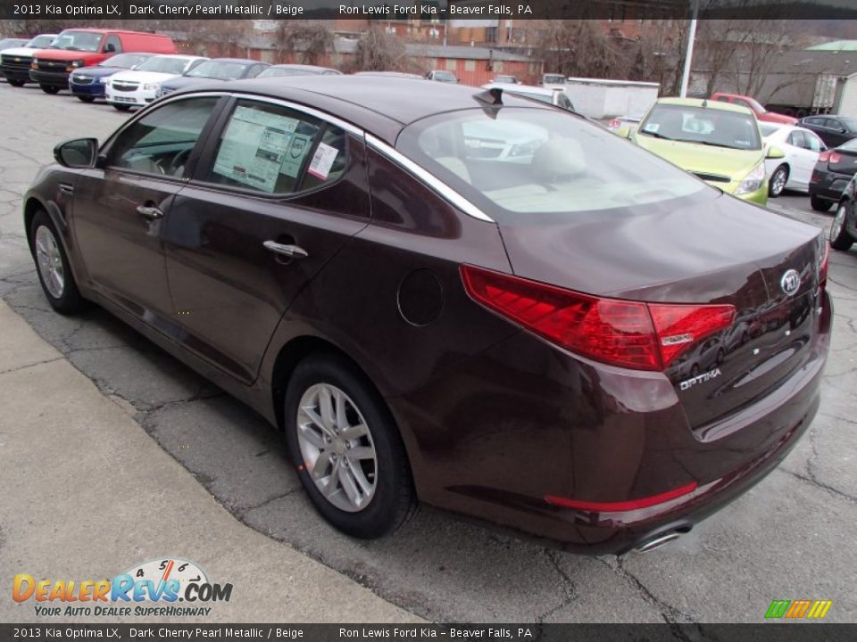 2013 Kia Optima LX Dark Cherry Pearl Metallic / Beige Photo #6