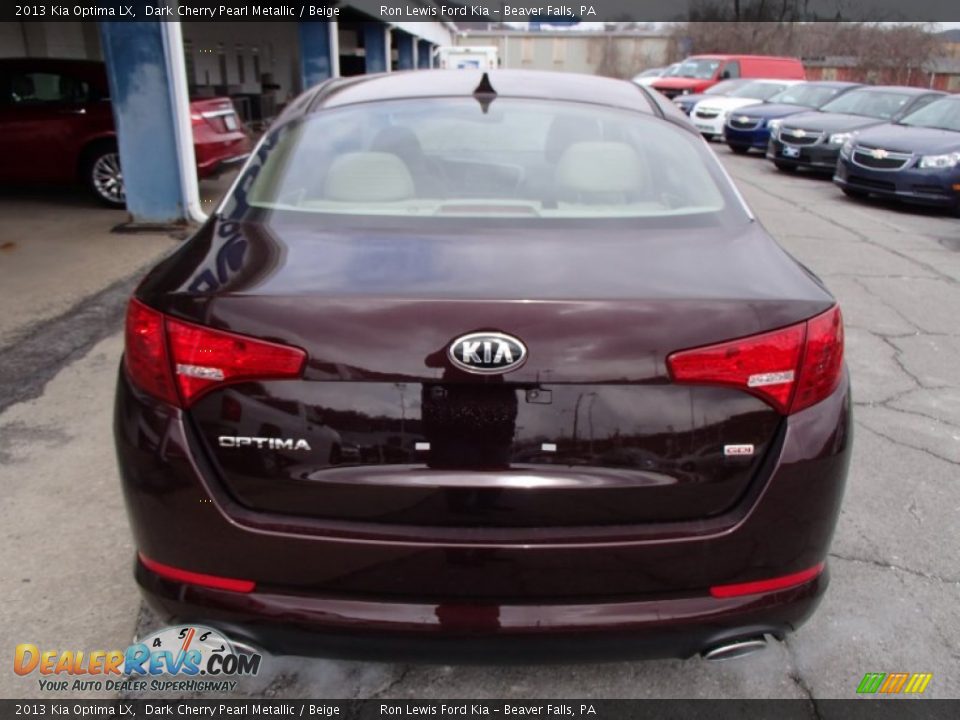 2013 Kia Optima LX Dark Cherry Pearl Metallic / Beige Photo #7