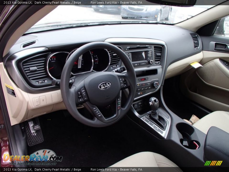 Dashboard of 2013 Kia Optima LX Photo #10