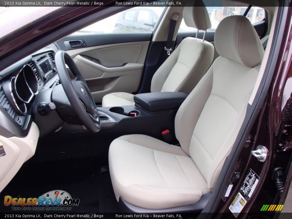 Beige Interior - 2013 Kia Optima LX Photo #11