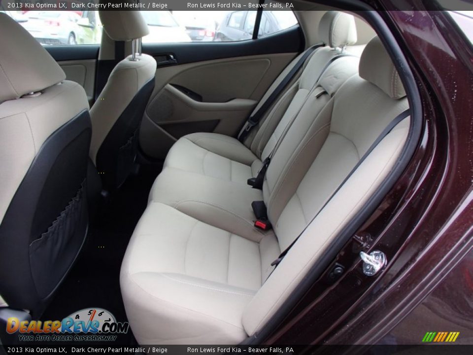 Rear Seat of 2013 Kia Optima LX Photo #13