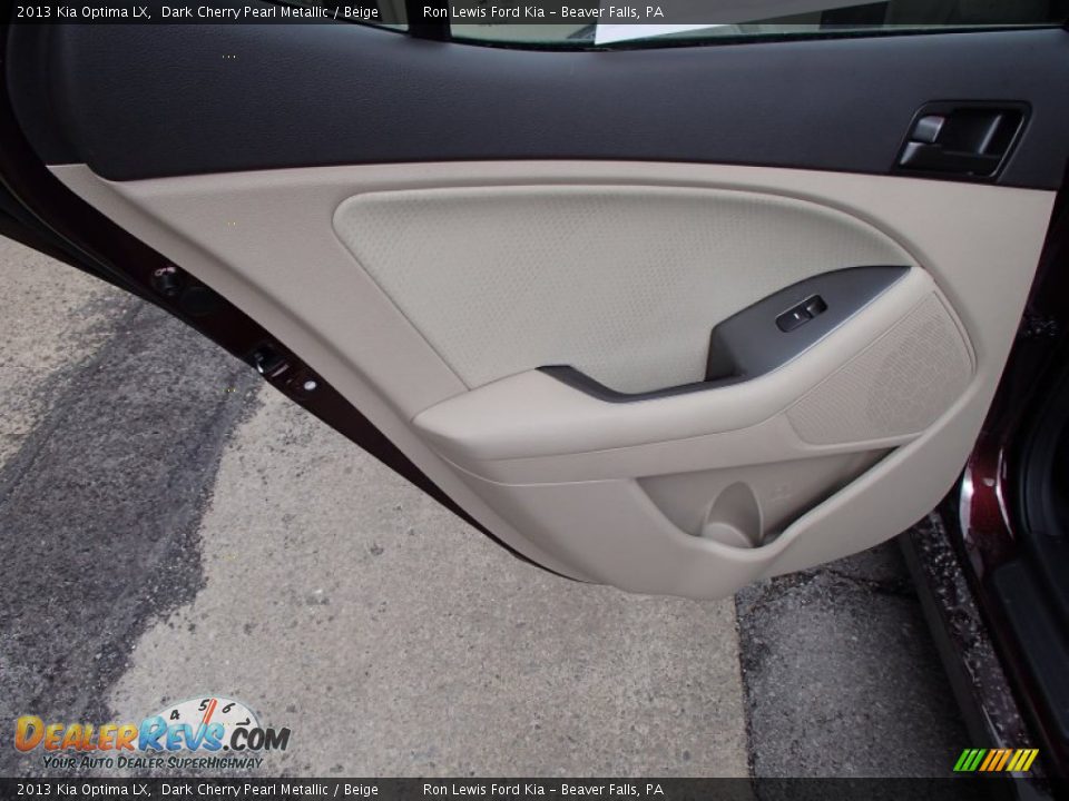 2013 Kia Optima LX Dark Cherry Pearl Metallic / Beige Photo #14