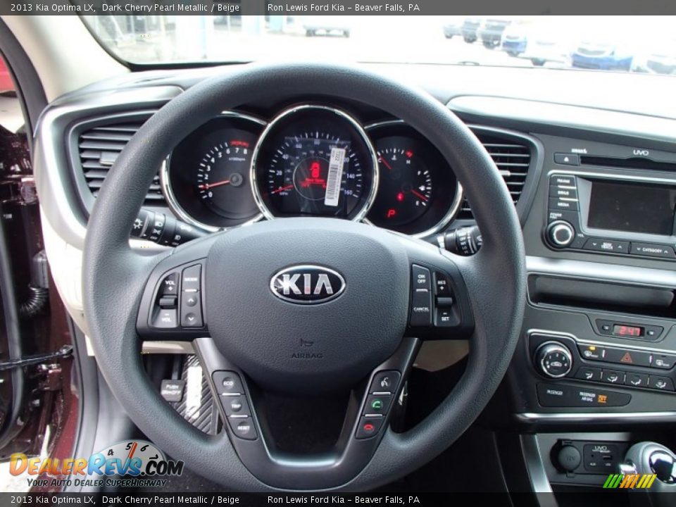 2013 Kia Optima LX Steering Wheel Photo #18