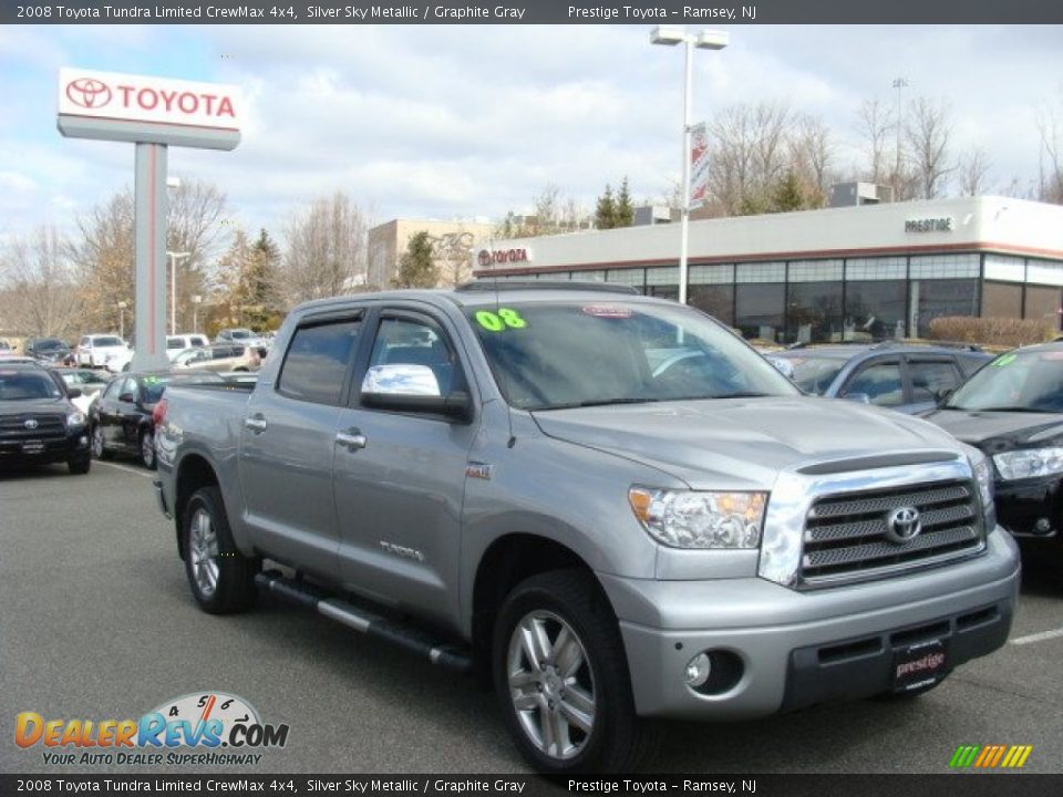 2008 Toyota Tundra Limited CrewMax 4x4 Silver Sky Metallic / Graphite Gray Photo #1