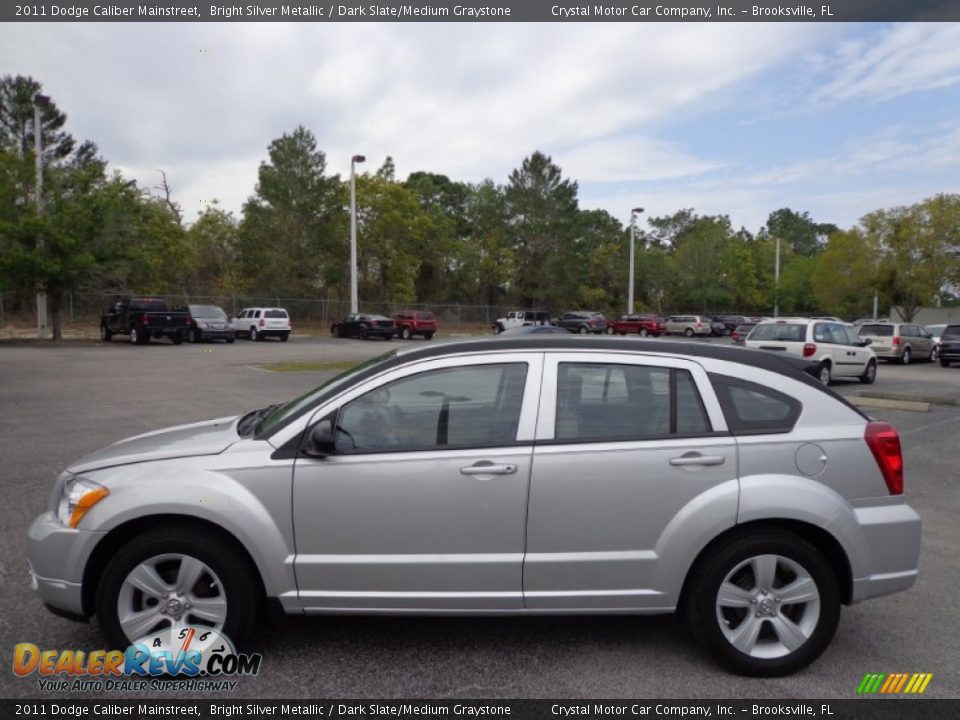 2011 Dodge Caliber Mainstreet Bright Silver Metallic / Dark Slate/Medium Graystone Photo #2