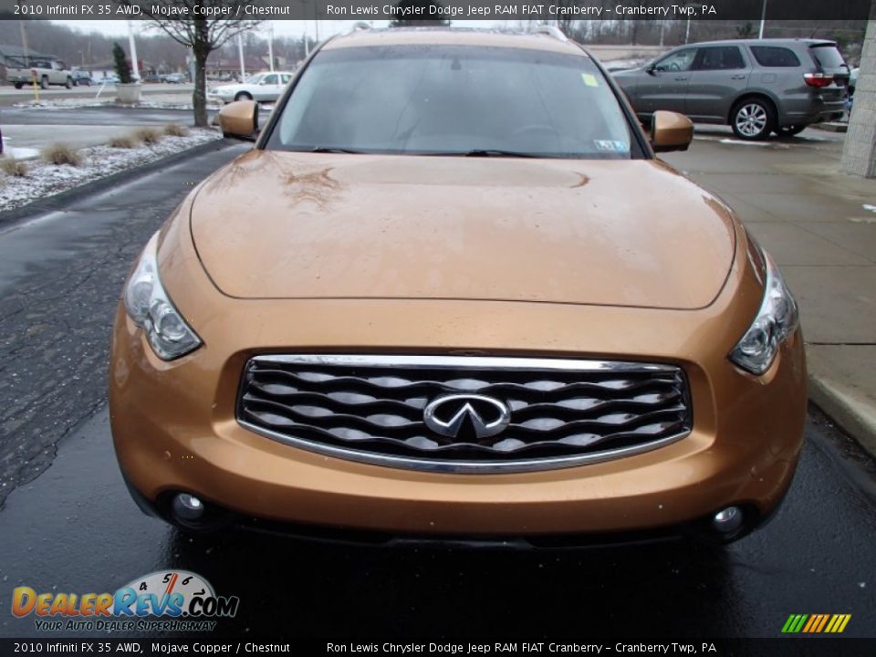 2010 Infiniti FX 35 AWD Mojave Copper / Chestnut Photo #3