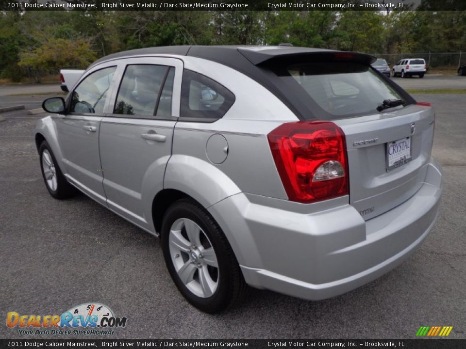 2011 Dodge Caliber Mainstreet Bright Silver Metallic / Dark Slate/Medium Graystone Photo #3