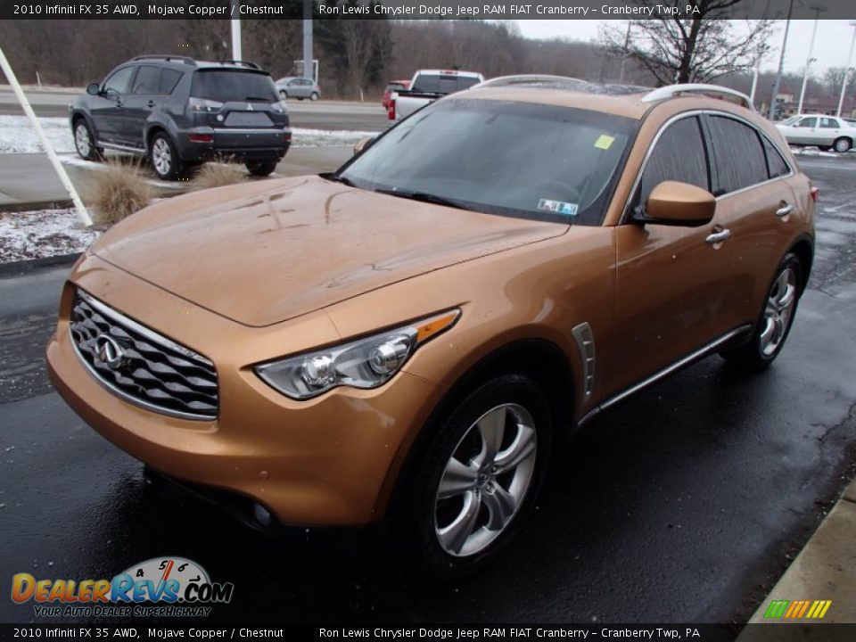2010 Infiniti FX 35 AWD Mojave Copper / Chestnut Photo #4