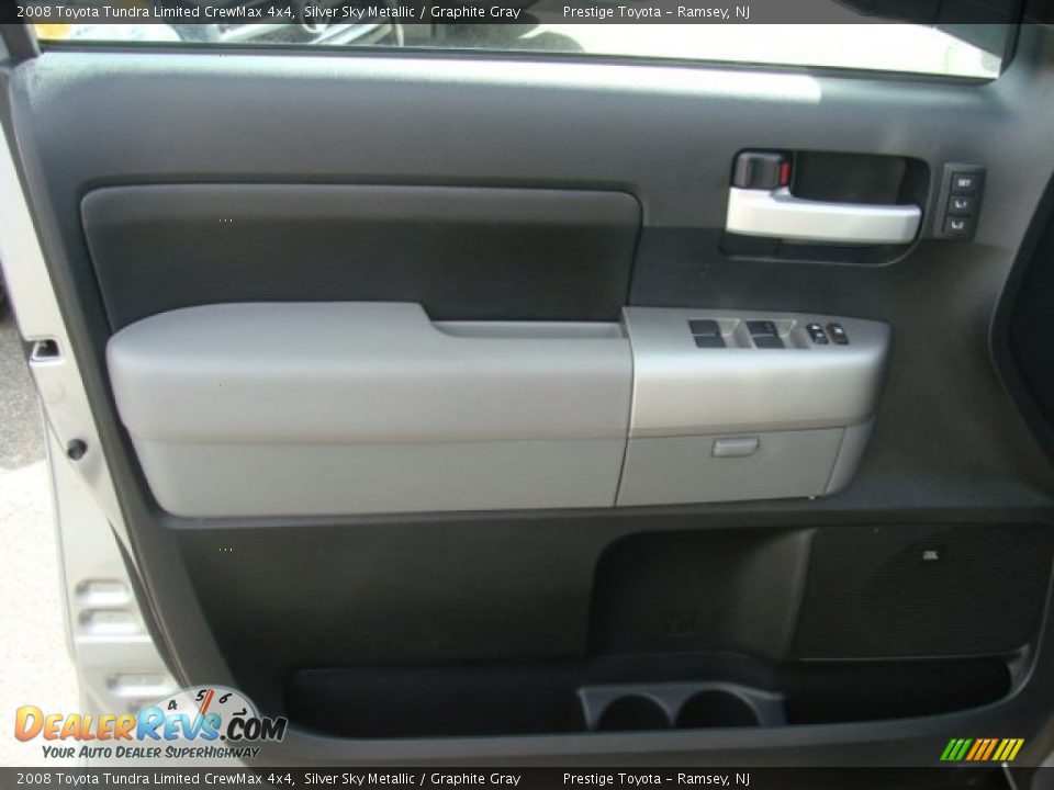 2008 Toyota Tundra Limited CrewMax 4x4 Silver Sky Metallic / Graphite Gray Photo #6