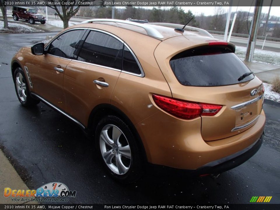 2010 Infiniti FX 35 AWD Mojave Copper / Chestnut Photo #6