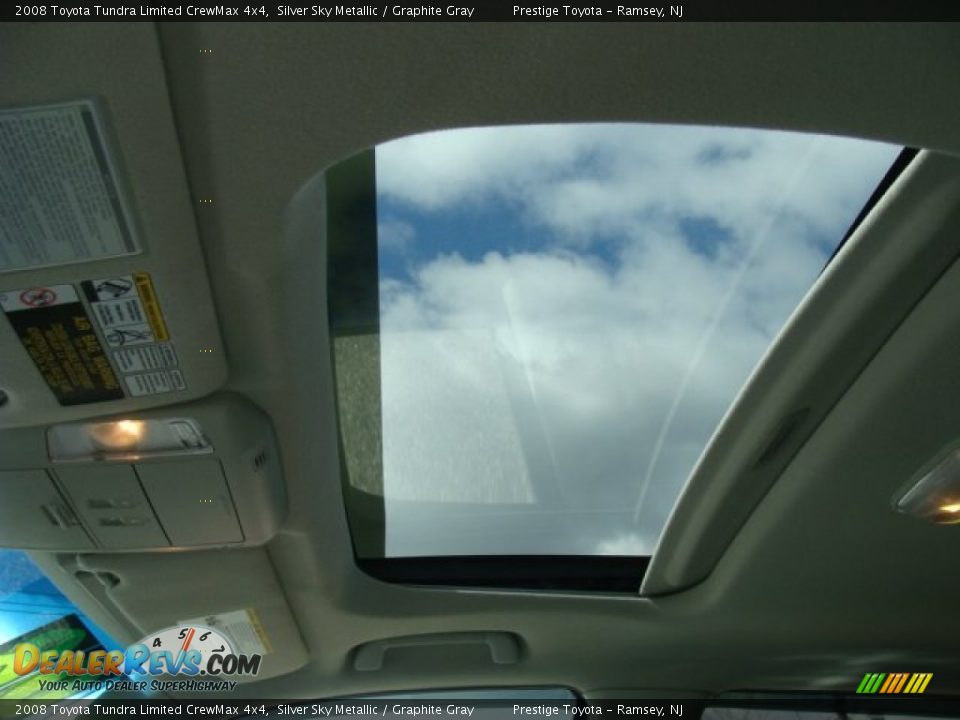 2008 Toyota Tundra Limited CrewMax 4x4 Silver Sky Metallic / Graphite Gray Photo #8