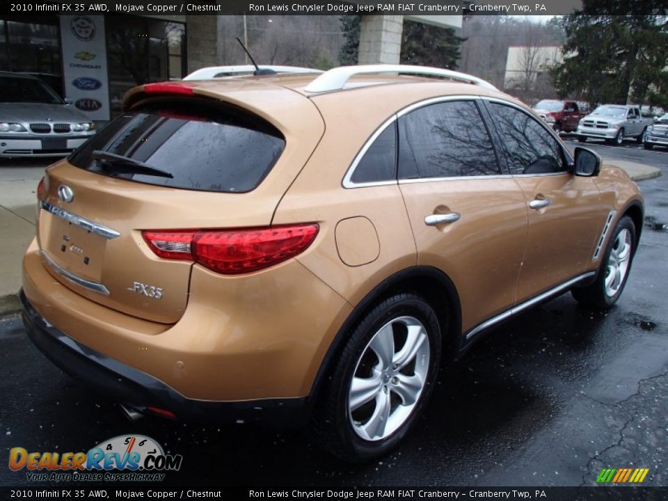 Mojave Copper 2010 Infiniti FX 35 AWD Photo #8