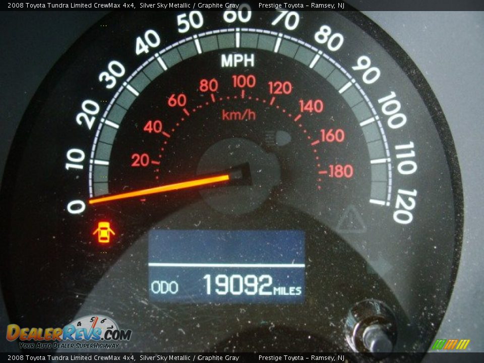 2008 Toyota Tundra Limited CrewMax 4x4 Silver Sky Metallic / Graphite Gray Photo #10