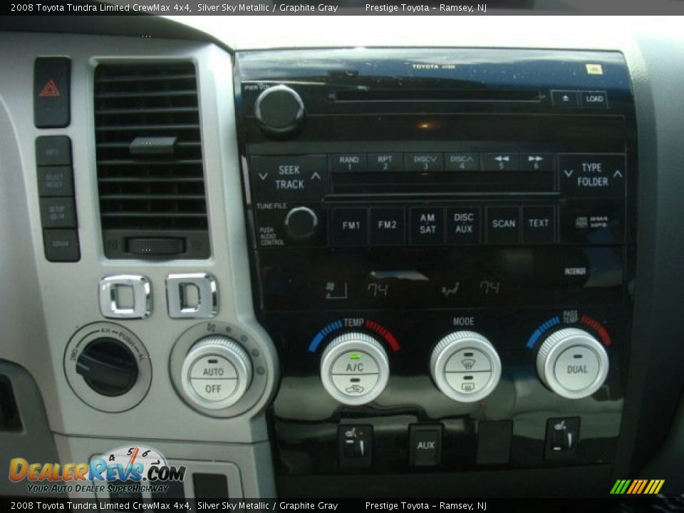 2008 Toyota Tundra Limited CrewMax 4x4 Silver Sky Metallic / Graphite Gray Photo #11