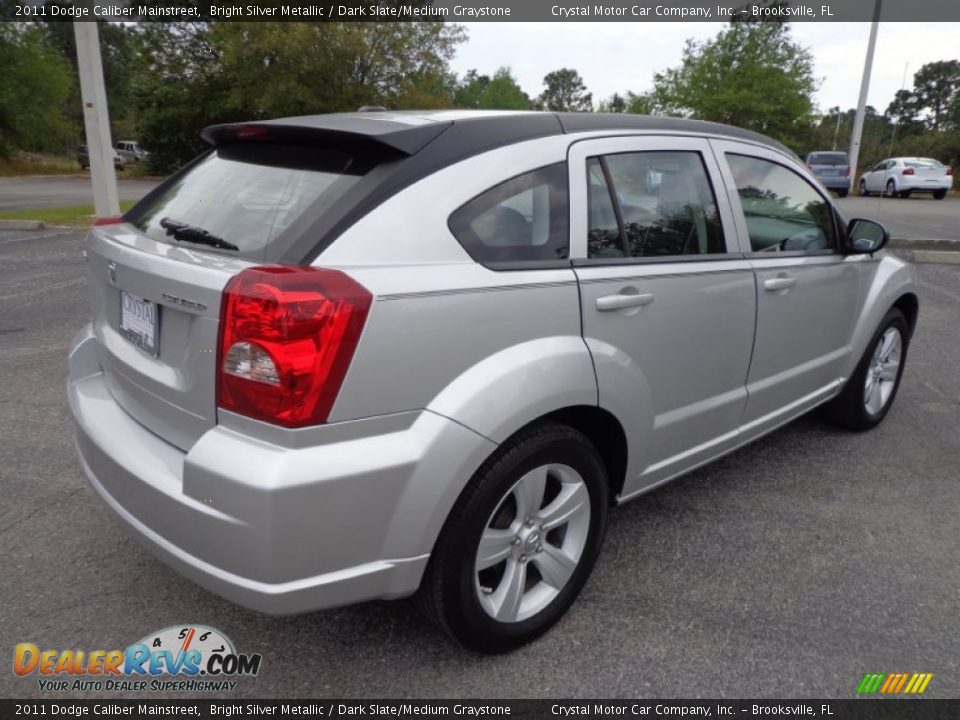 2011 Dodge Caliber Mainstreet Bright Silver Metallic / Dark Slate/Medium Graystone Photo #9