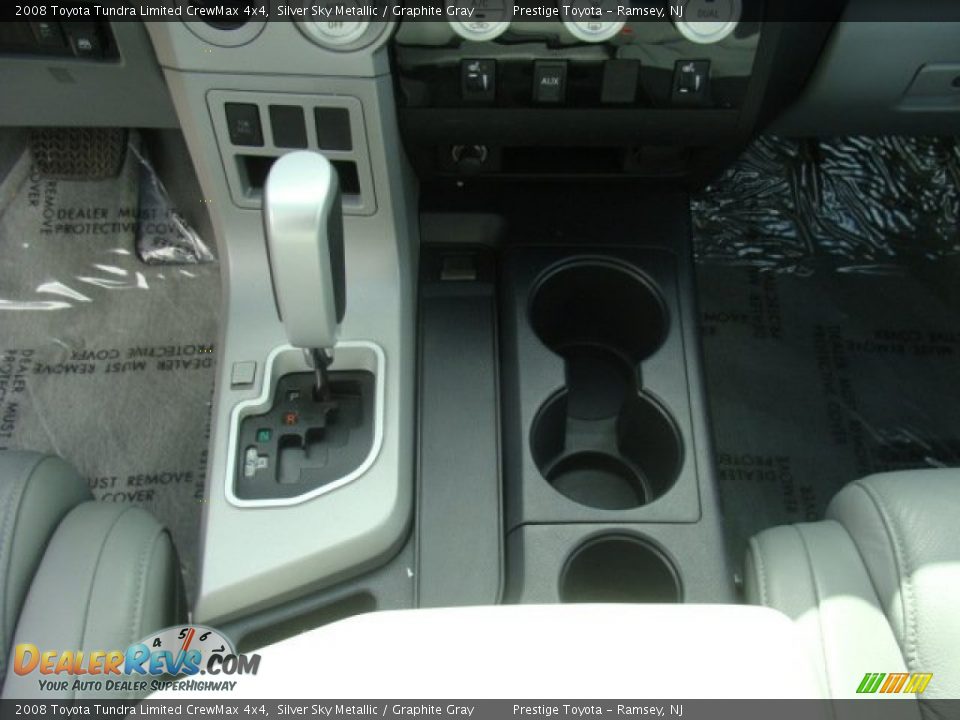 2008 Toyota Tundra Limited CrewMax 4x4 Silver Sky Metallic / Graphite Gray Photo #12