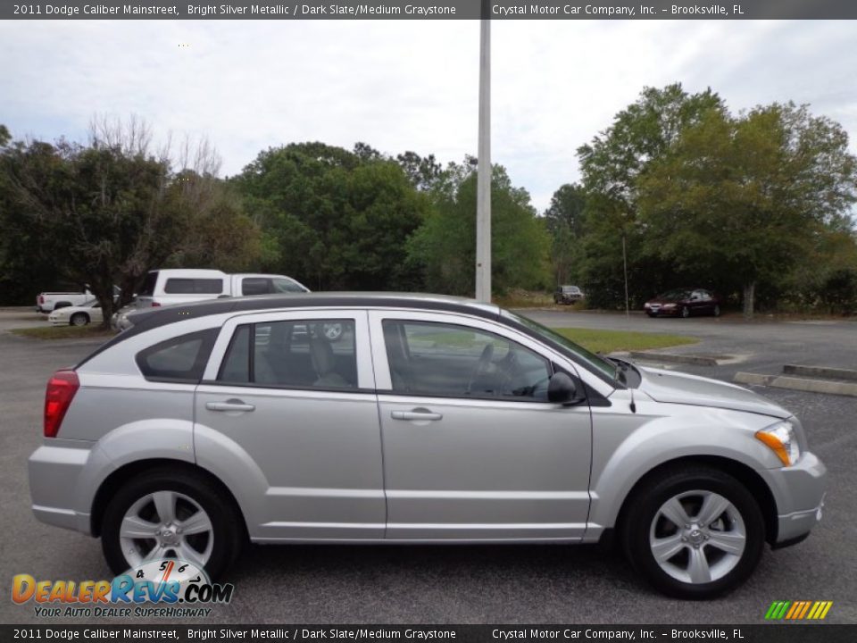 2011 Dodge Caliber Mainstreet Bright Silver Metallic / Dark Slate/Medium Graystone Photo #10