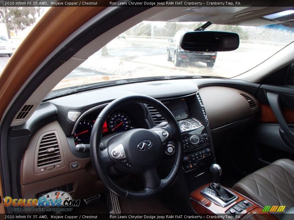 2010 Infiniti FX 35 AWD Mojave Copper / Chestnut Photo #10