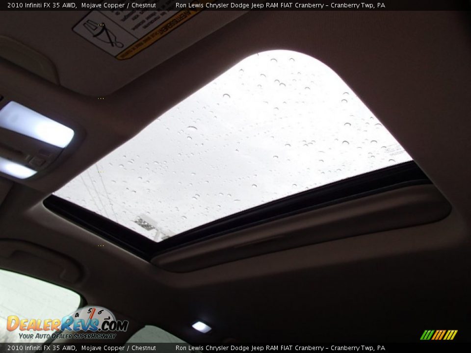 2010 Infiniti FX 35 AWD Mojave Copper / Chestnut Photo #15