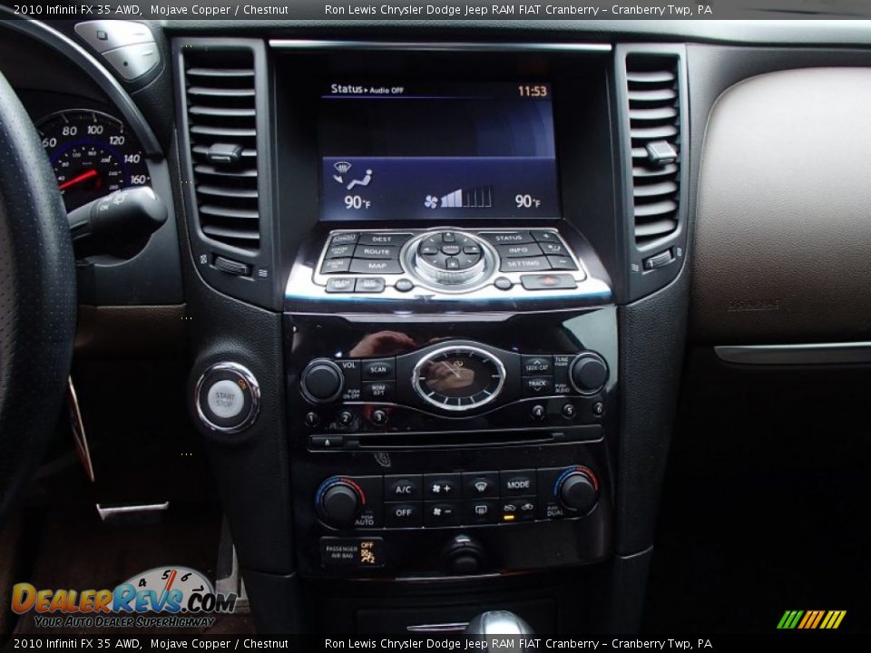 Controls of 2010 Infiniti FX 35 AWD Photo #16