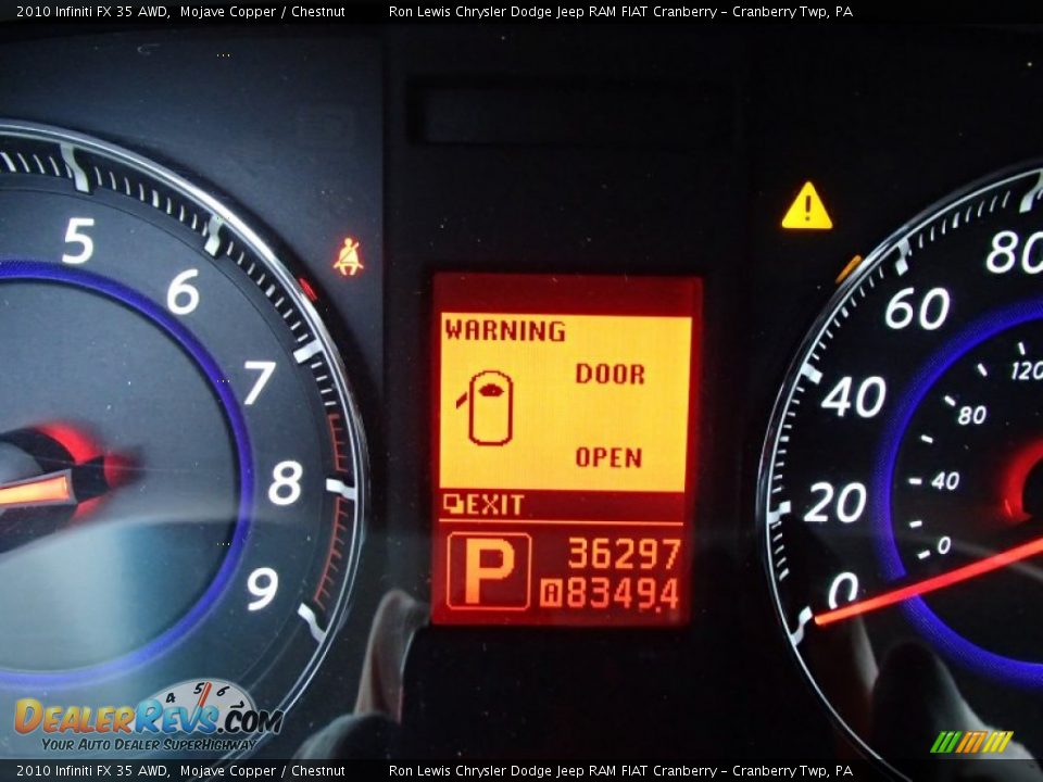2010 Infiniti FX 35 AWD Mojave Copper / Chestnut Photo #19