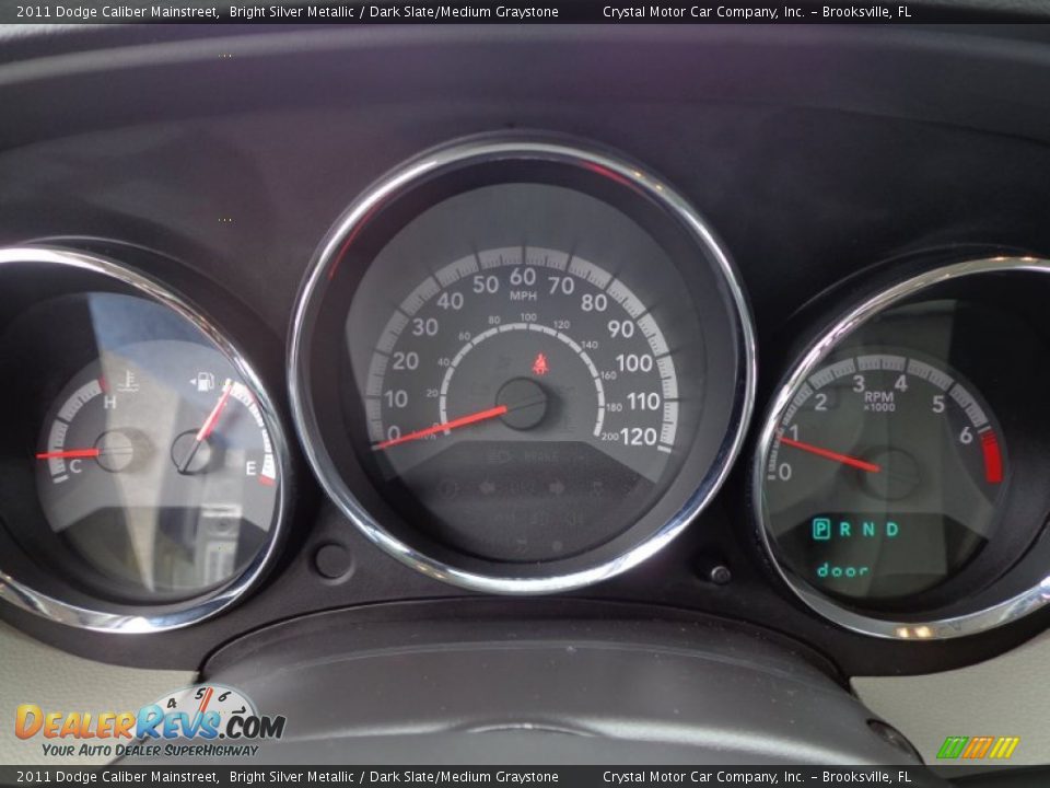 2011 Dodge Caliber Mainstreet Bright Silver Metallic / Dark Slate/Medium Graystone Photo #19