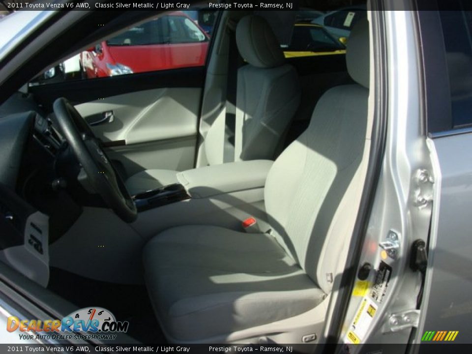 2011 Toyota Venza V6 AWD Classic Silver Metallic / Light Gray Photo #8