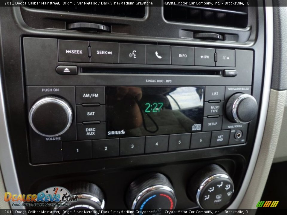 Audio System of 2011 Dodge Caliber Mainstreet Photo #20