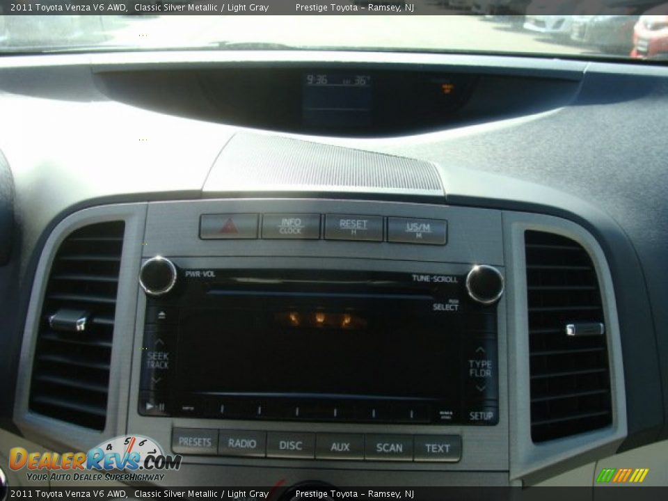 2011 Toyota Venza V6 AWD Classic Silver Metallic / Light Gray Photo #11