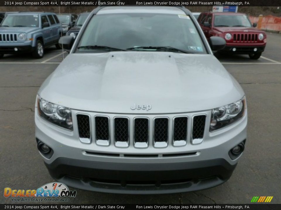 2014 Jeep Compass Sport 4x4 Bright Silver Metallic / Dark Slate Gray Photo #10