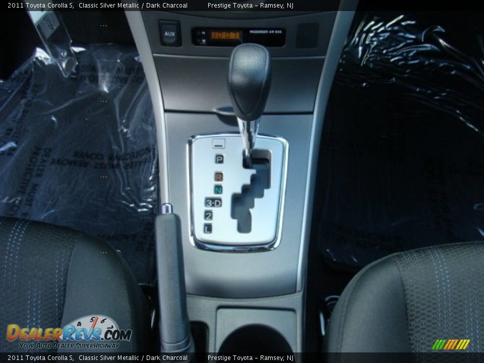 2011 Toyota Corolla S Classic Silver Metallic / Dark Charcoal Photo #12