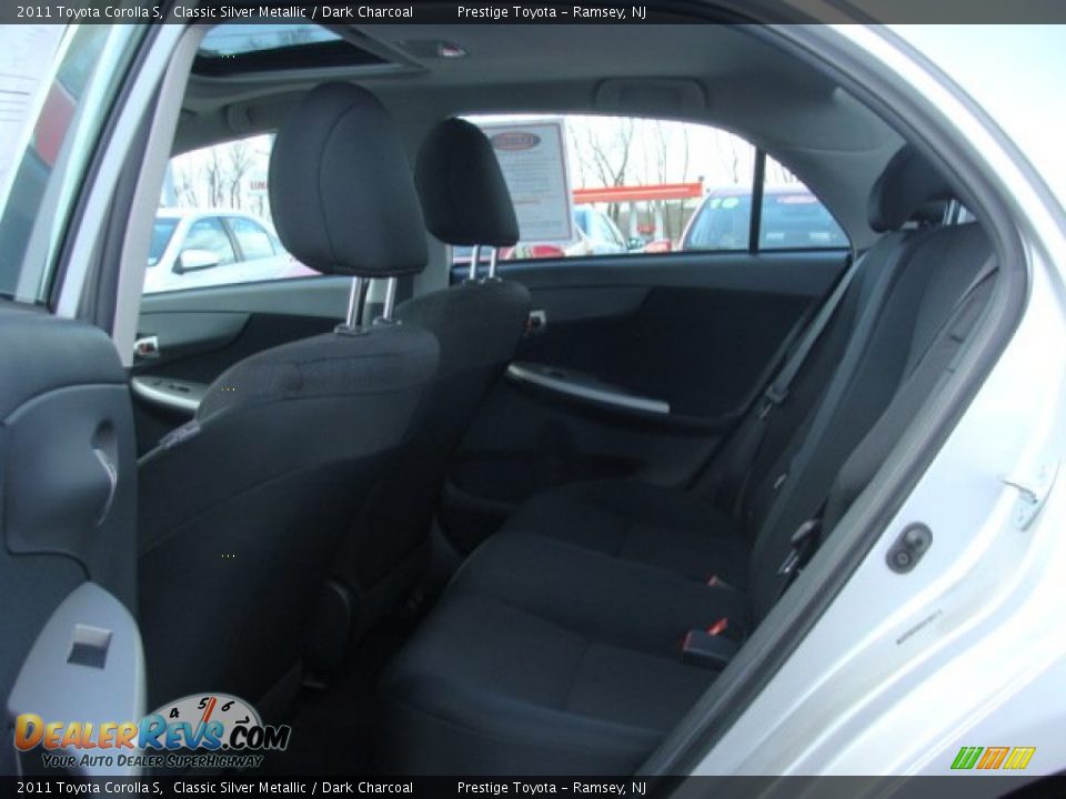 2011 Toyota Corolla S Classic Silver Metallic / Dark Charcoal Photo #13