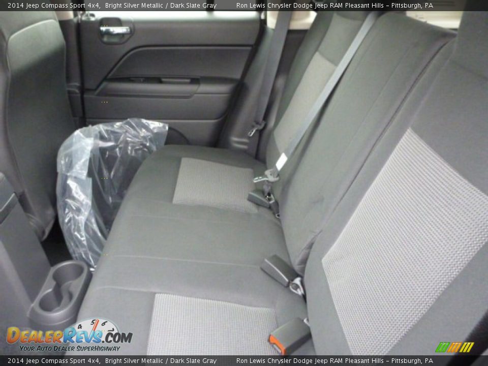 2014 Jeep Compass Sport 4x4 Bright Silver Metallic / Dark Slate Gray Photo #13