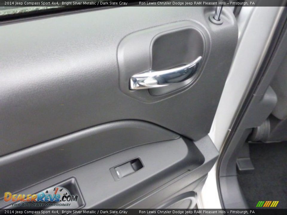 2014 Jeep Compass Sport 4x4 Bright Silver Metallic / Dark Slate Gray Photo #15