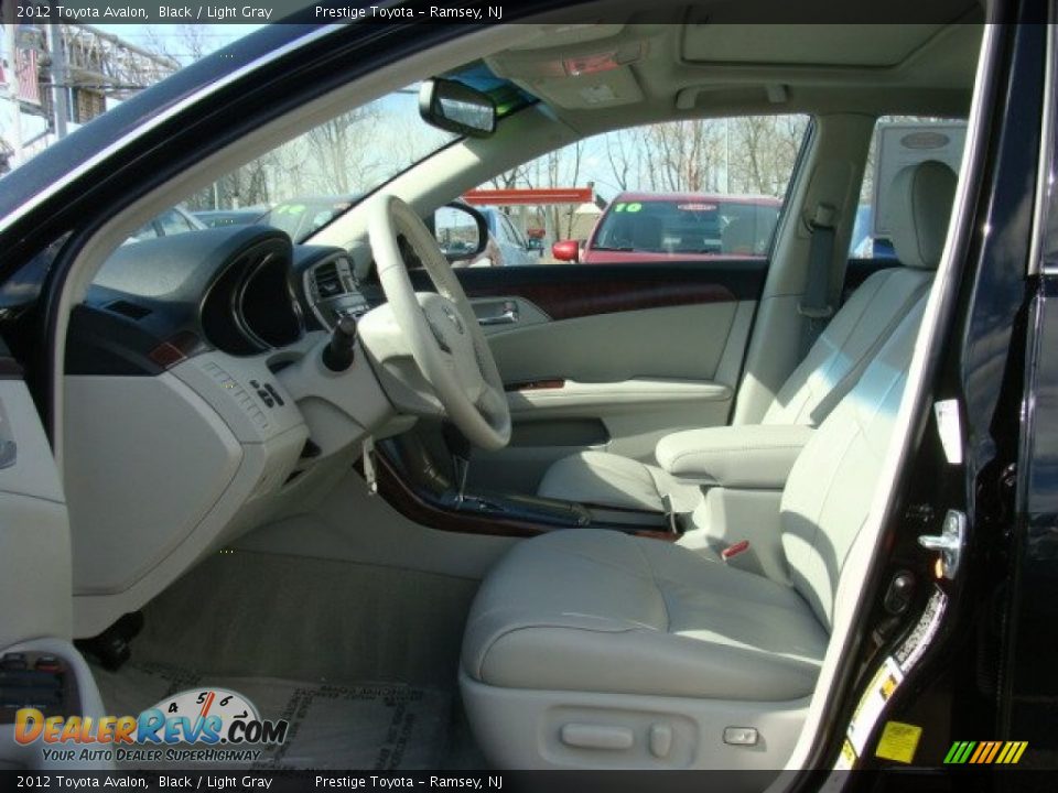 2012 Toyota Avalon Black / Light Gray Photo #7