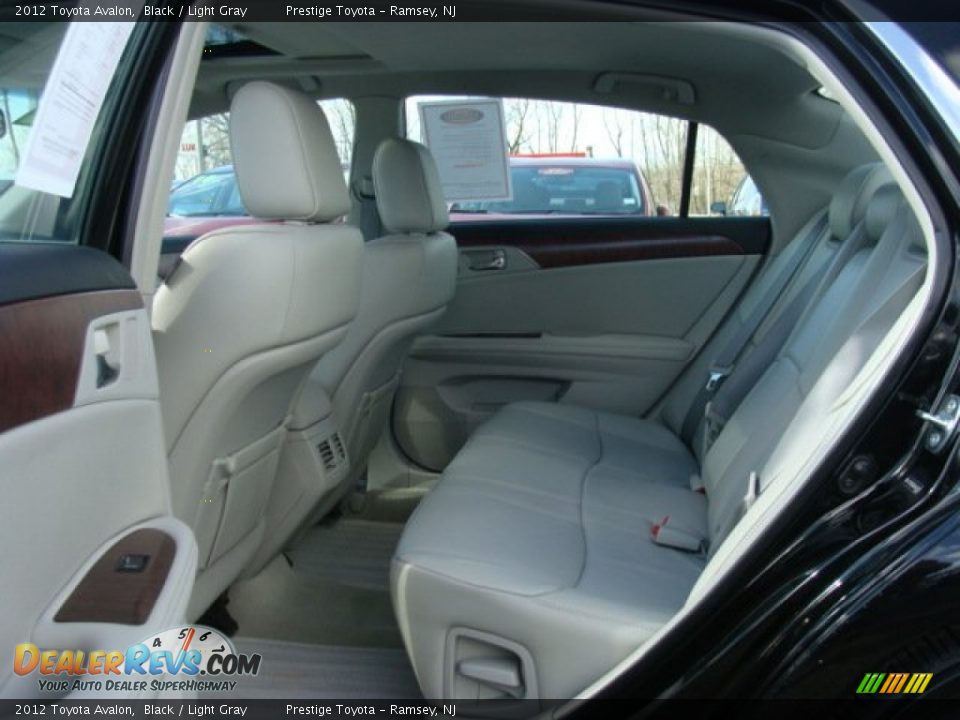 2012 Toyota Avalon Black / Light Gray Photo #13
